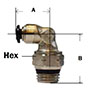 Nickel Plated Brass Push In Metric Tube Swivel Male Elbow Diagram